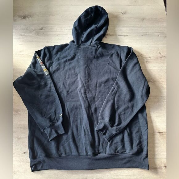 Carhartt Force Loose Fit Midweight Hooded Zip Front Sweatshirt Navy XXL NWT - Picture 6 of 8